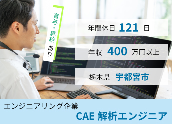 【CAE解析】ITエンジニアリング（経験）【17303】 イメージ